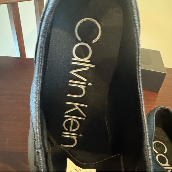 Calvin Klein Benton 2 Black textured oxford men’s dress shoes size 9 - Picture 5 of 13